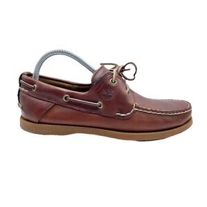 Timberland Classic 2-Eye Boat Shoe for Men Brown Sz 8 Nautical Preppy Old Money